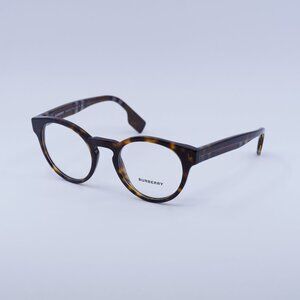 Burberry BE2354 3991 Eyeglasses Havana 49mm Round Frame